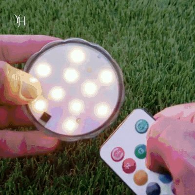 Luces LED Sumergibles Mágicas