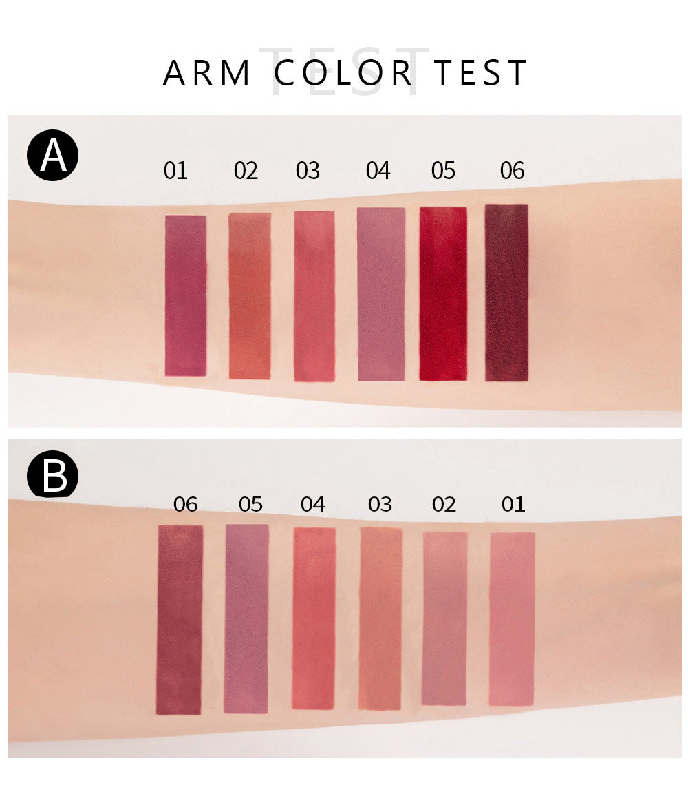 Set Labial a Prueba de Agua | 6 Unidades + Caja de Regalo