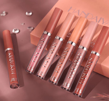 Set Labial a Prueba de Agua | 6 Unidades + Caja de Regalo
