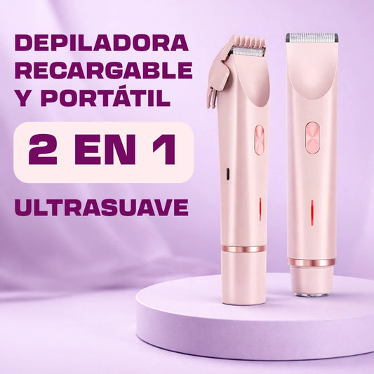 Depiladora 2 en 1 Recargable Pro