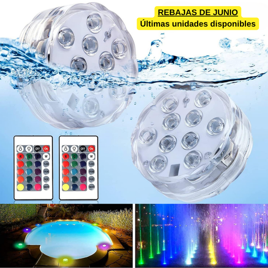 Luces LED Sumergibles Mágicas