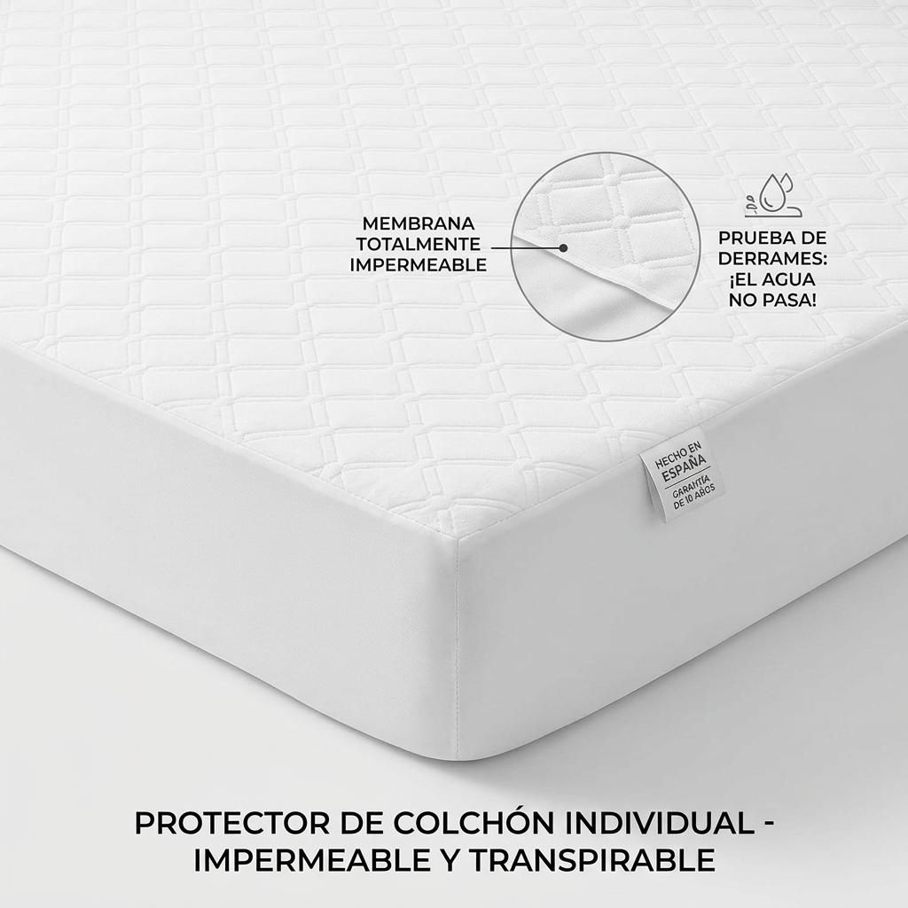 Protector colchón 100% Impermeable